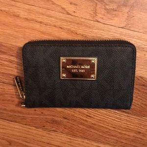 Michael Kors Black Mini Wallet